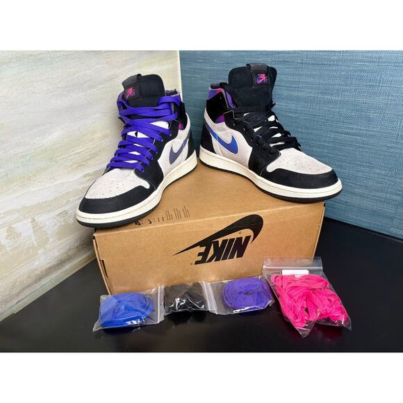 Excellent Condition - Size 8.5M - Air Jordan 1 Zoom Comfort \'Paris\' PSG main image 7